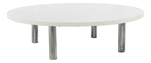 Chrome Plated and Wooden Coffee Table, 1970s