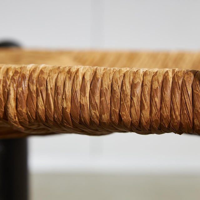 Rustic Brown Wicker Chair For Sale - Image 15 of 18