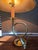 Vintage Brass Horn-Shaped Lamp Table Lamp For Sale - Image 10 of 13