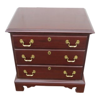 Link Taylor Heirloom Solid Mahogany Nightstand End Bedside Table 5578 For Sale