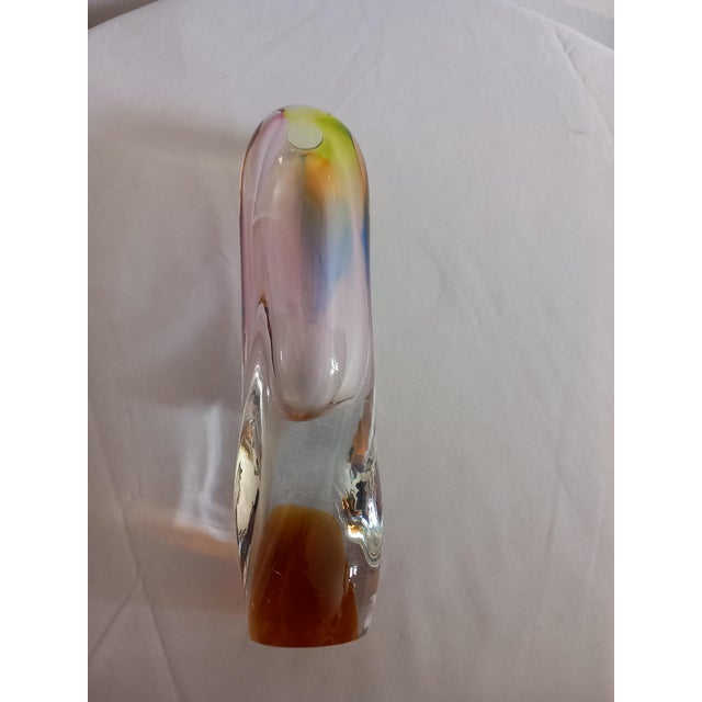 Mid-Century Glass Vase by Josef Rozinek for Birske Glas For Sale - Image 4 of 8