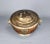 Wood 1870's Antique English Oak & Silver Plated Victorian Pedestal Trophy Salad or Fruit Bowl Dish With Lid and Lion Head Ring Handles For Sale - Image 7 of 12