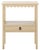 Heaven Scalloped Low Drawer Accent Table in Natural For Sale - Image 10 of 10