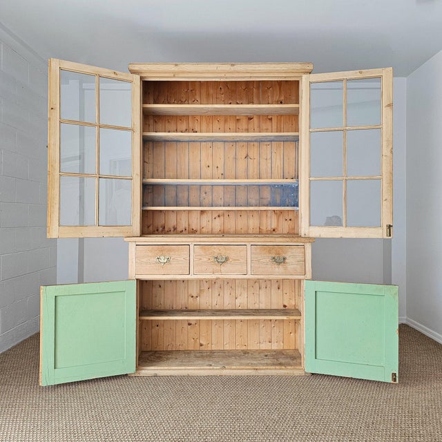 Dimensions: 16"D x 50"W x 83"H Upper Cabinet Shelves (top to bottom): 9.5"H x 8.75"D x 46.25"W 7"H x 8.75"D x 46.25"W...
