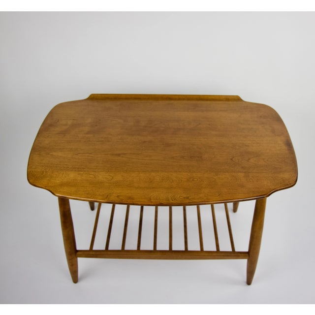 Solid maple side tables for Conant Ball by Leslie Diamond.