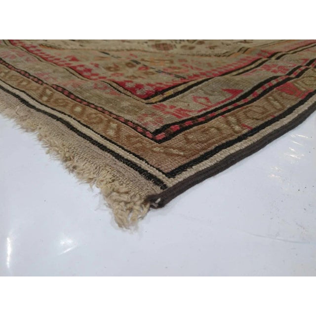Beige Antique Shirvan Rug For Sale - Image 8 of 9