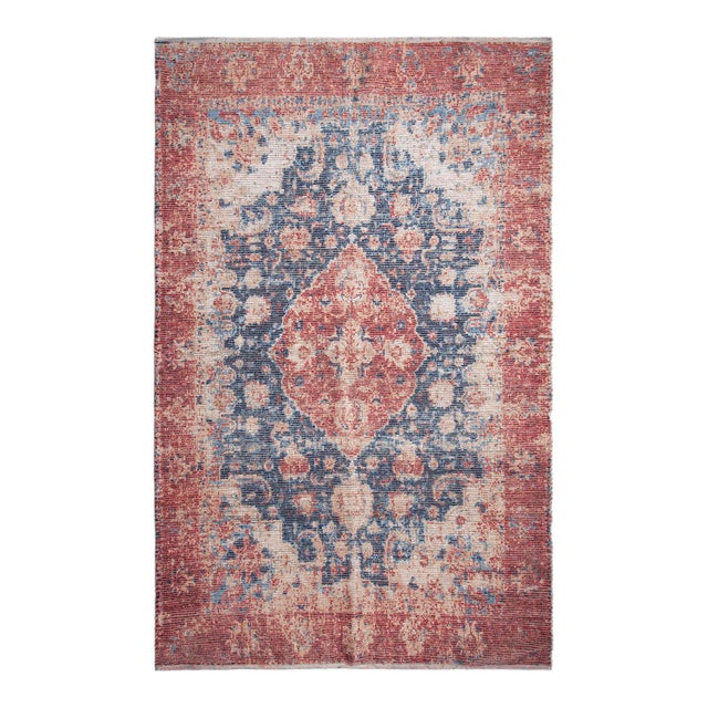 Klein Transitional Jute Hand Loom Area Rug Blue 8 X 10 Chairish