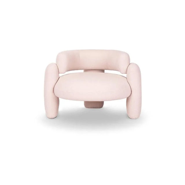 Embrace lago chanvre armchair by royal stranger dimensions: w 96 x d 85 x h 68 cm. Materials: upholstery. Featuring an...