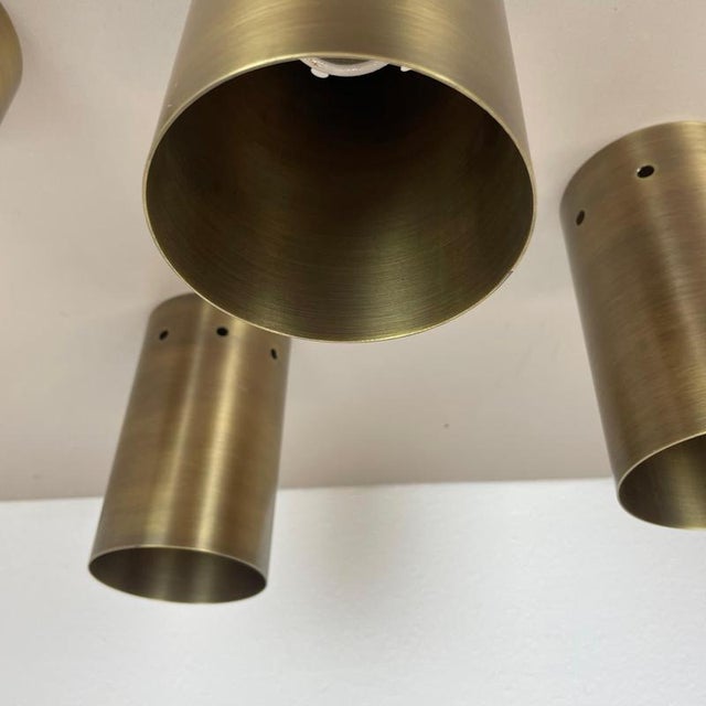 Minimalist Brass Hole Pattern Tube Wall Sconces, Italy, 1970s, Set of 2 For Sale - Image 16 of 18