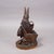Rustic European Antique Black Forest Carved Rabbit Figure With Basket, Circa 1900 For Sale - Image 3 of 9