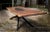 2020s Walnut and Black Epoxy Single Slab Dining / Conference Table For Sale - Image 5 of 6