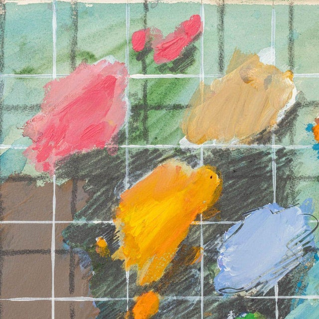 Contemporary Elfi Schuselka Abstract Double-Sided Mixed Media For Sale - Image 3 of 6