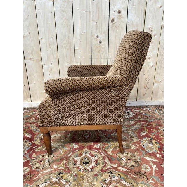 Louis XVI Style Bergère Chair For Sale - Image 4 of 8