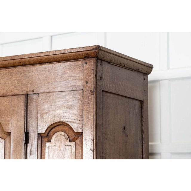 Large English Oak Livery Cupboard, 1790 For Sale - Image 10 of 18