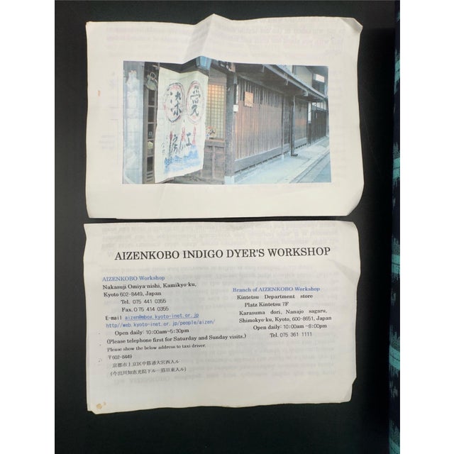 Rare Find, Vintage New!! Aizenkobo is a renowned indigo workshop in Kyoto Japan, known for its authentic, botanically dyed...