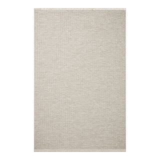 Amber Lewis x Loloi Malibu Ivory / Dove 2'-3" x 3'-9" Accent Rug For Sale