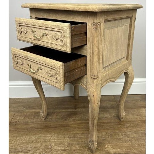 Vintage Bedside Tables in Oak, Set of 2 For Sale - Image 10 of 13
