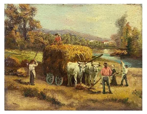 Pietro Colonna, Italian School Rural Landscape, 21st Century, Oil on Canvas
