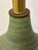 Lee Rosen for Design Technics Ceramic Table Lamp in a green Glaze. Uncommon lamp with a rare glaze color. In very nice...