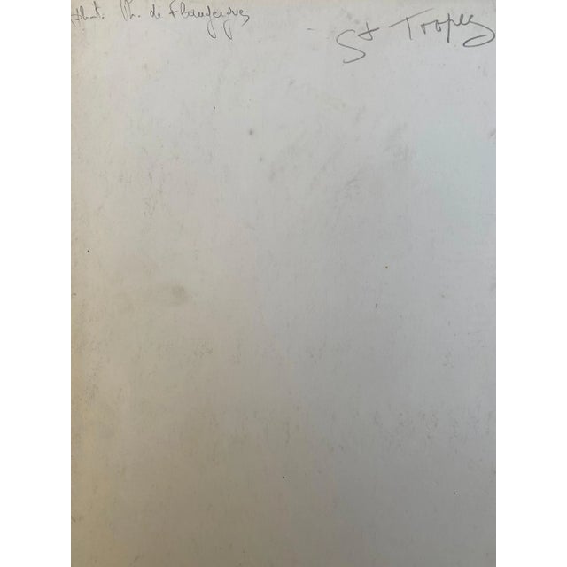 Philiberte De Flaugergues, Saint Tropez, 1950, Silver Gelatin Print For Sale - Image 4 of 5