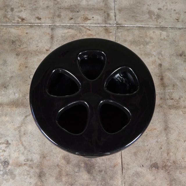 Angelo Mangiarotti Ceramic Glazed Umbrella Stand for Ceramica Brambilla Milano For Sale - Image 16 of 16