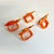 Mid-Century Boho Chic Coastal Palm Beach Chic Fish Napkin Rings - Set of 4. For Sale - Image 4 of 8