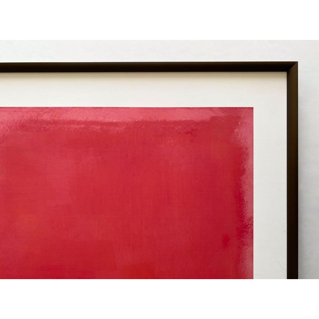 Mark Rothko Vintage Abstract Expressionist Lithograph Print Framed Modernist Fine Art Poster " Untitled " 1960-1961 For Sale - Image 10 of 16