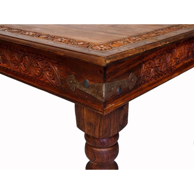 Vintage Wooden Dining Table, 1970s For Sale - Image 15 of 17