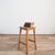 Brown Vintage Wooden School Lab Stool For Sale - Image 8 of 8