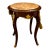 French Baroque Occasional Table – Carved Wood, Marble Top & Elaborate Gilded Ornamentation For Sale