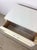 Mid Century Space Age Style Lowboy Dresser With Mounted Mirror & Yellow Drawer Faces For Sale - Image 9 of 18
