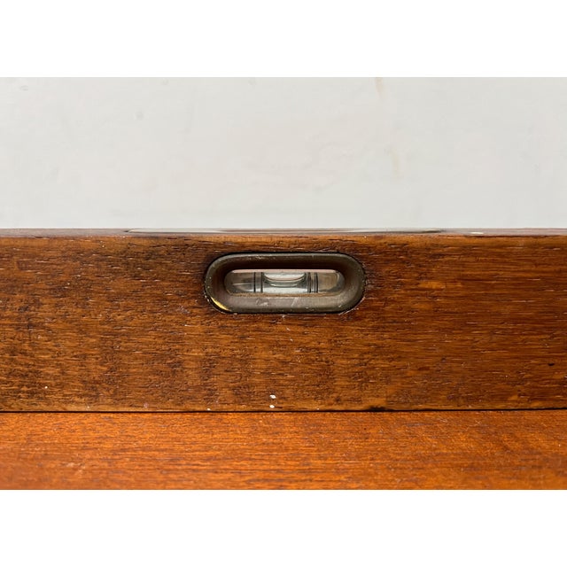 Mid-Century Modern German Teak Waterlevel, 1950s For Sale - Image 13 of 18