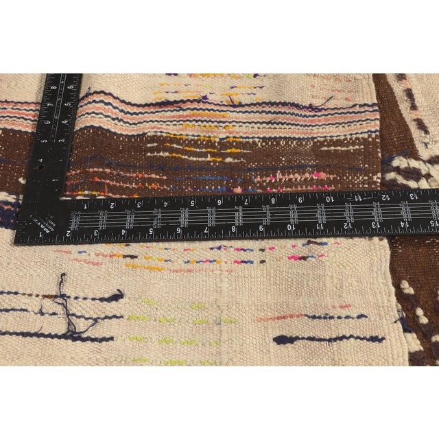 Textile Vintage Taznakht Glaoui Moroccan Rug, 03'10 X 11'03 For Sale - Image 7 of 10