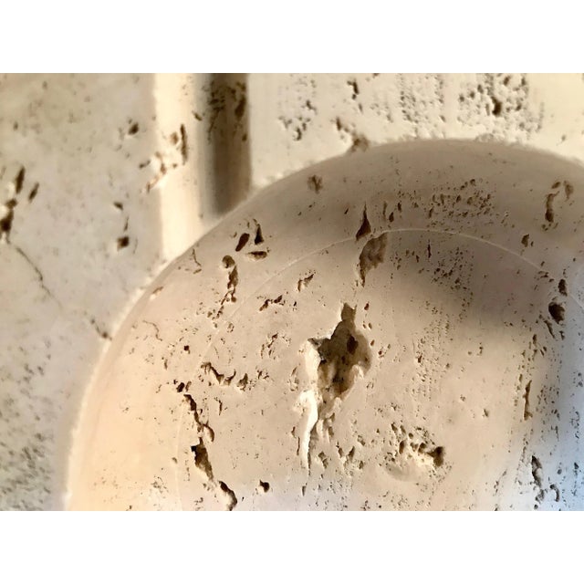 1970s Brutalist Ashtray by Fratelli Mannelli for Travertino di Rapolano, 1970s For Sale - Image 5 of 9