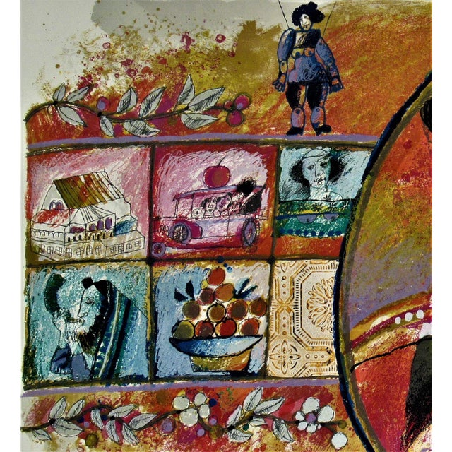 Expressionism Théo Tobiasse, Mere Biblique, 1984 For Sale - Image 3 of 8