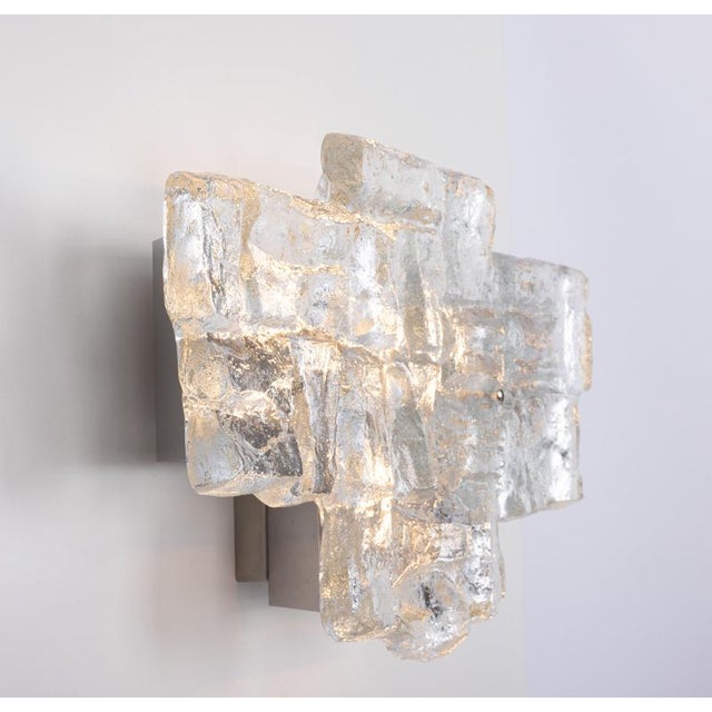 Large Vintage Murano Wall Light from Kalmar, Austria, 1960s For Sale - Image 10 of 13