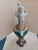 Italian Vintage Italian Capodimonte Double Handle Porcelain Vase For Sale - Image 3 of 9