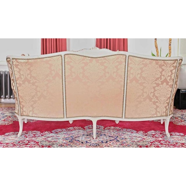 Beige Louis XV Rococo Sofa Set, Set of 3 For Sale - Image 8 of 11