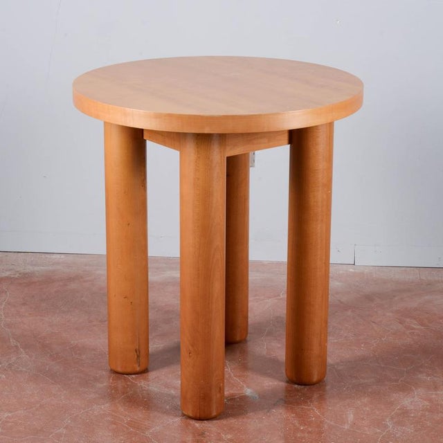 Italian Round Coffee Table, 1980s For Sale - Image 4 of 9