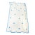 Vintage Midcentury Handmade Crochet Blanket With 3d Blue Flowers – White & Blue Baby or Child Blanket, 66” X 48” For Sale