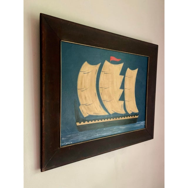 Traditional Contemporary Impressionist Seascape Painting on Canvas, Framed For Sale - Image 3 of 4