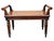 19th Century Victorian Mahogany Window Seat Hall Bench, 1850 For Sale - Image 11 of 12