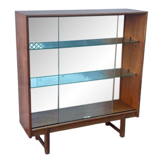 1960s Mid Century Modern Teak Display Cabinet/Bookcase by Turnidge For Sale