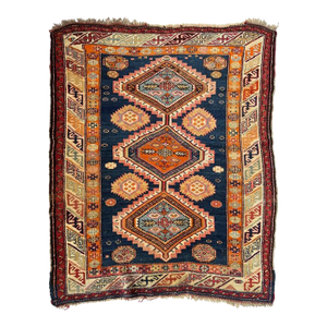 Indigo Child Caucasian Rug - 3.10 X 4.9