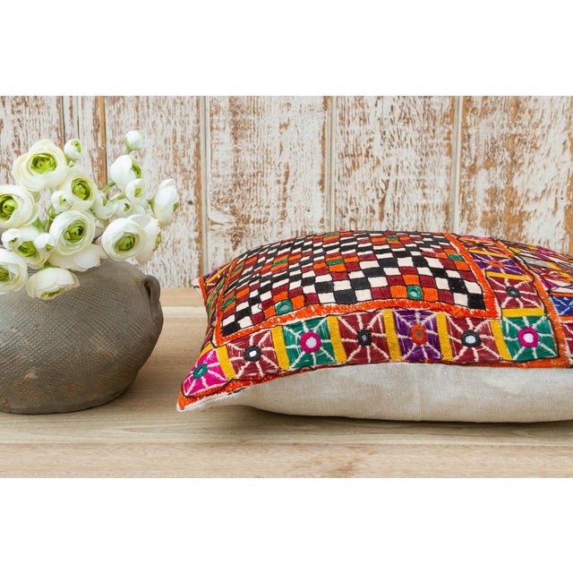 Thar Antique Tribal Grain Sack Pillow For Sale In Los Angeles - Image 6 of 9