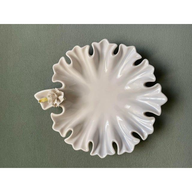 Mid 20th Century Scalloped Edge Trinket Dish For Sale - Image 9 of 10