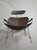 Brown Rattan and Metal Lounge Chair by Yuzuru Yamakawa, 1980s For Sale - Image 10 of 11