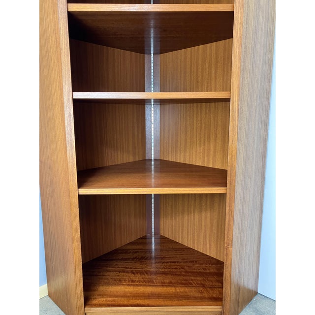 1960s Corner Shelf in Teak, 1960s For Sale - Image 5 of 6