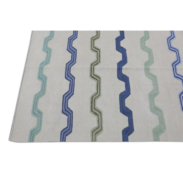 Early 21st Century Oriental Hand Knotted Rug Turkish Kilim 8' x 10'5" For Sale - Image 5 of 9