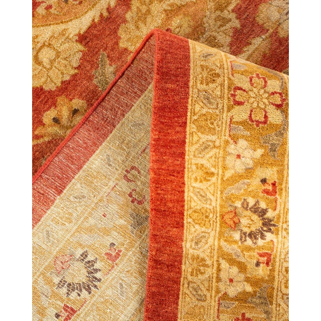 Mogul, One-of-a-Kind Hand-Knotted Area Rug - Orange, 10' 4" x 13' 10" For Sale In New York - Image 6 of 8